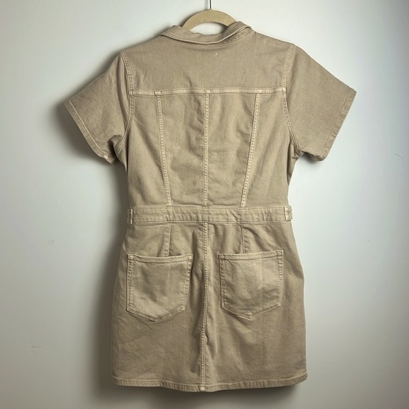 Anthropologie Good American Fit For Success Tan Mini Dress Size XL - Picture 7 of 10